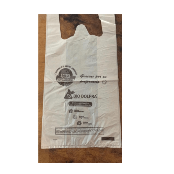 High Density Polyseda T-Shirt Bag - Caliber 50- 35cm x 20 cm x 70 cm
